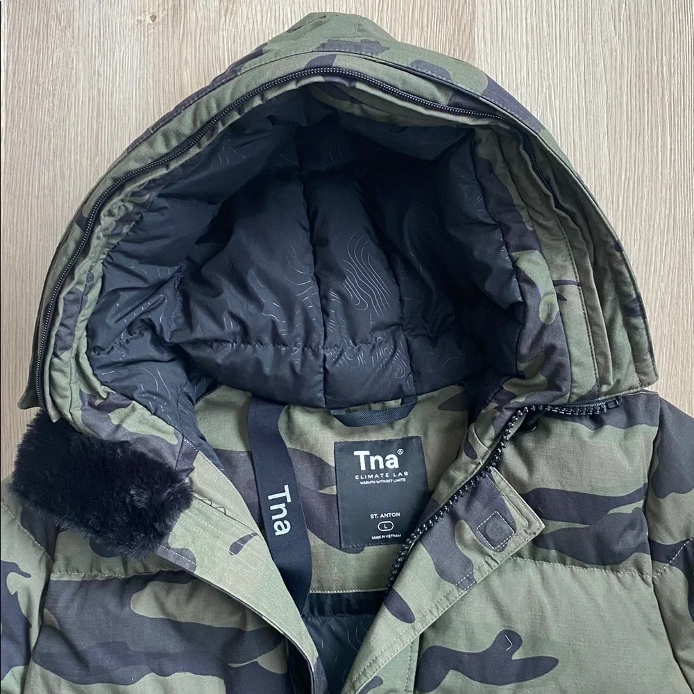 TNA St Anton Down Filled Camo Parka - Picture 2 of 14